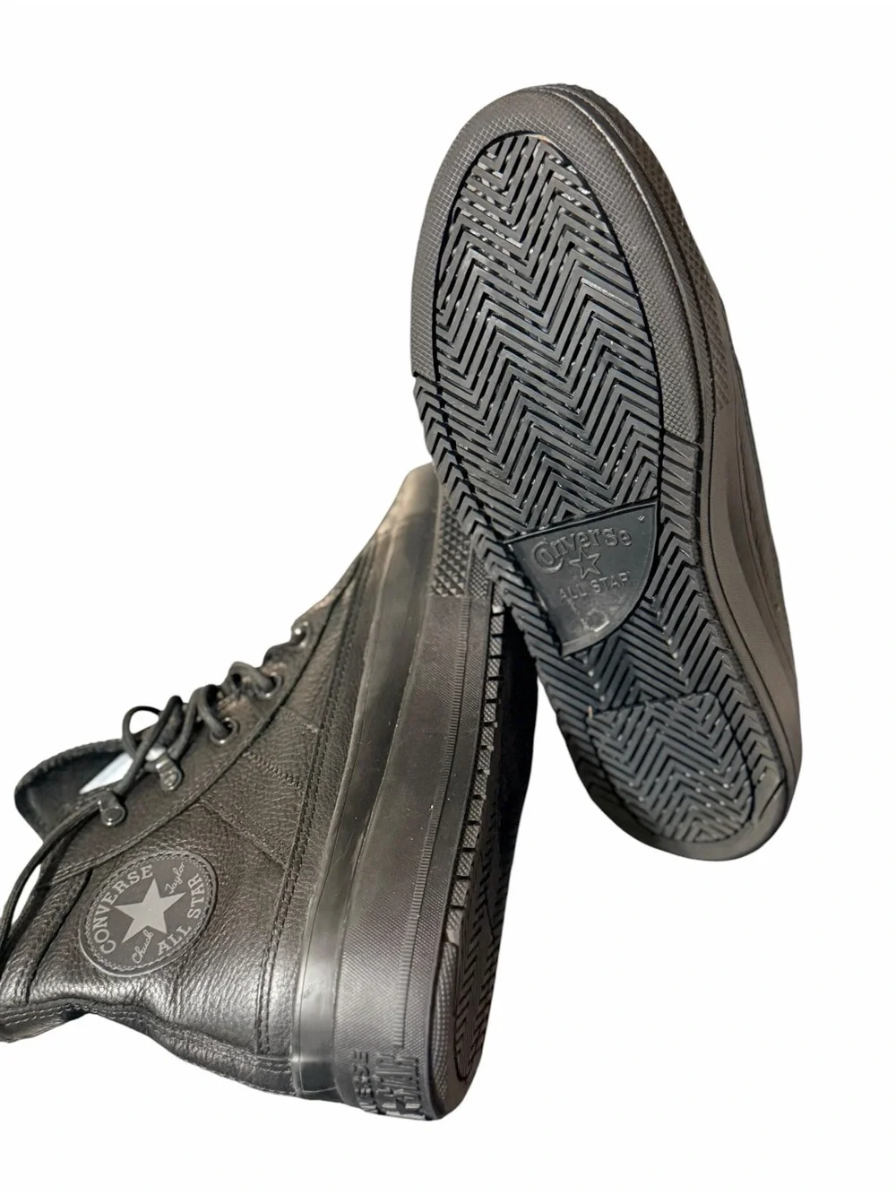NWOT Converse Berkshire Boot Hi Waterproof 3M Thinsulate Black Leather Women's 8